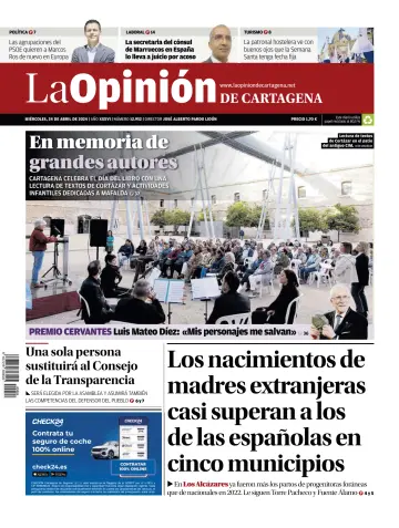 La Opinion de Murcia (Cartagena) - 24 Apr. 2024
