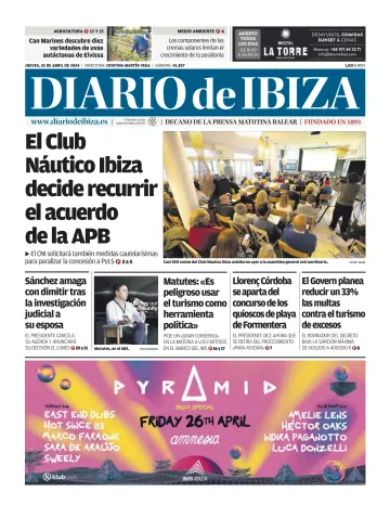 Diario de Ibiza - 25 Apr 2024