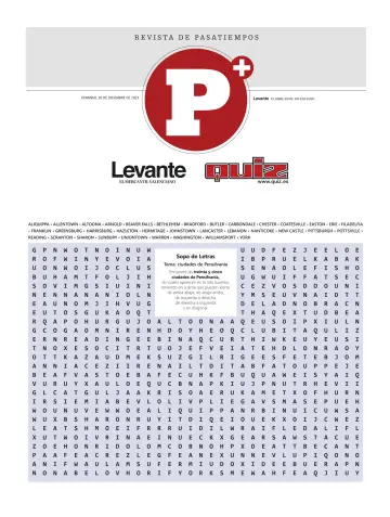 Pasatiempos | Levante EMV - 10 12월 2023