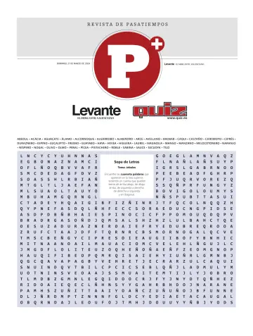 Pasatiempos | Levante EMV - 17 三月 2024
