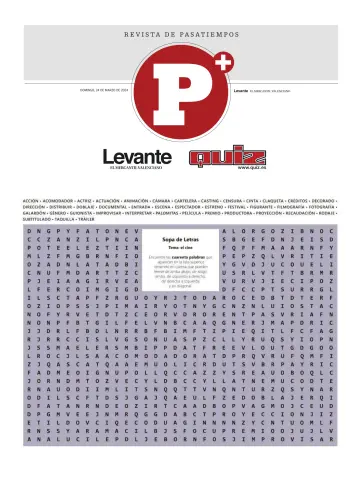 Pasatiempos | Levante EMV - 24 3月 2024