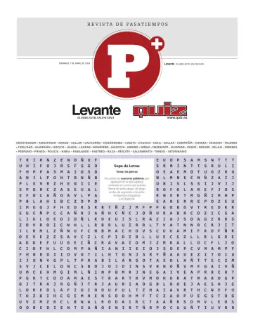 Pasatiempos | Levante EMV - 07 四月 2024