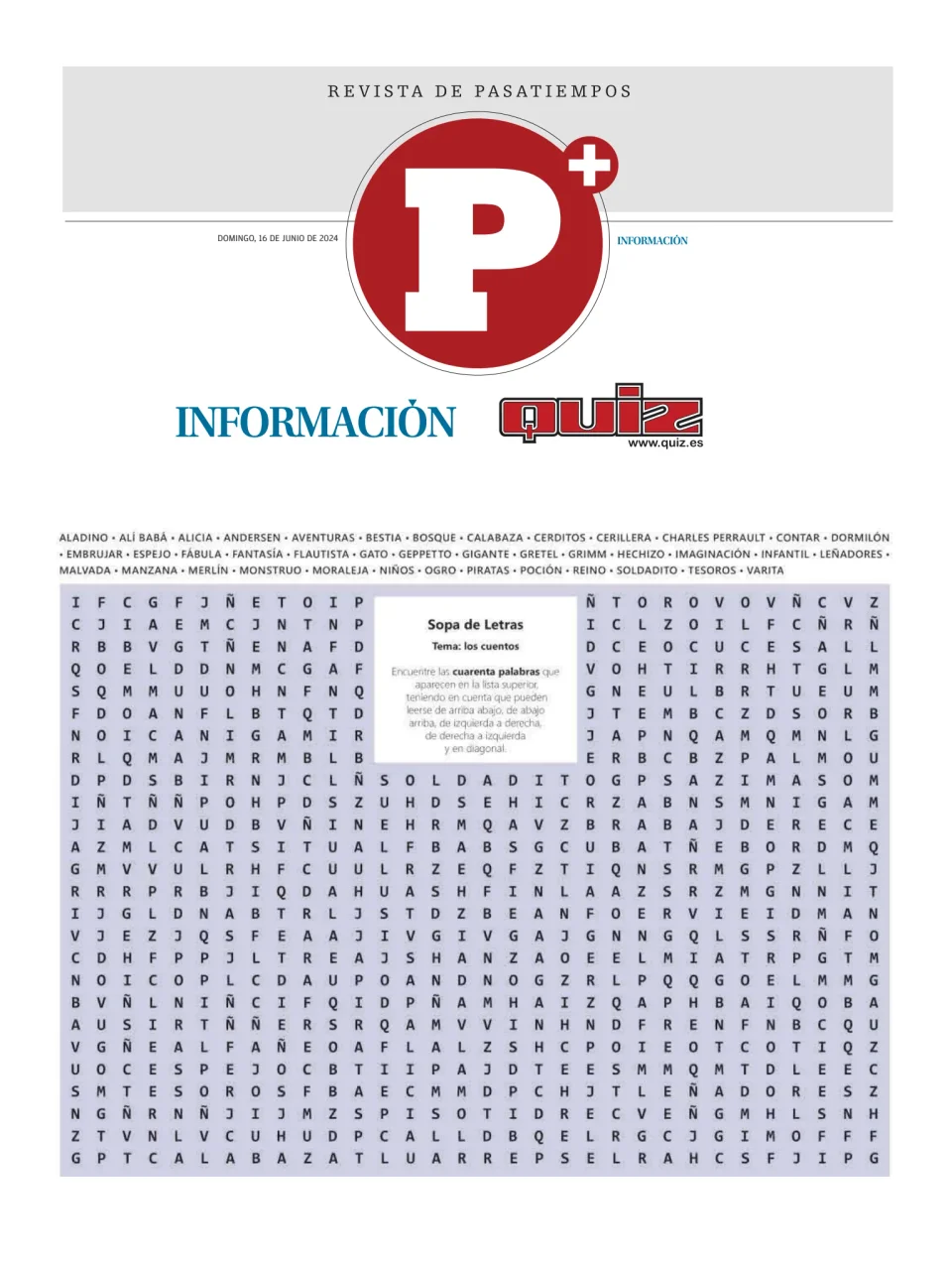 Diario Informacion - Pasatiempos