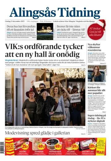 Alingsås Tidning - 23 Dec 2023