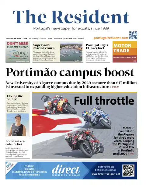 Última edição do The Portugal Resident, de quinta-feira, 1 de outubro de 2026
