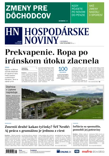 Hospodárske noviny - 16 abr. 2024