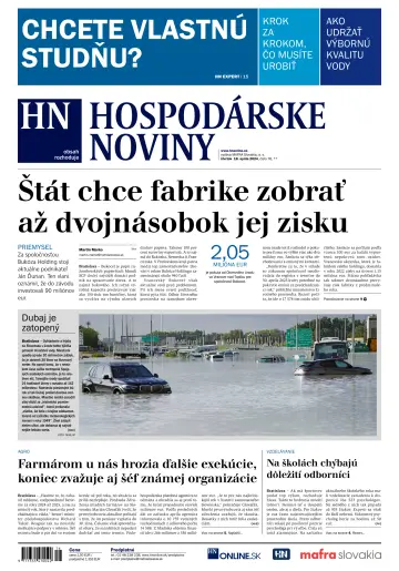Hospodárske noviny - 18 abr. 2024