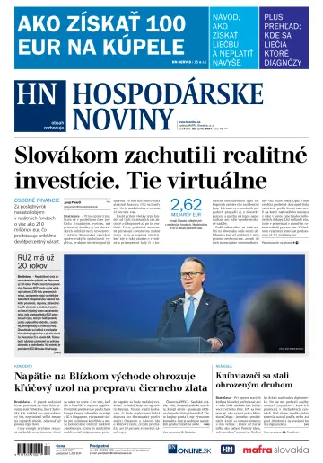 Hospodárske noviny - 22 avr. 2024