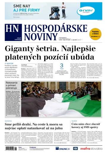 Hospodárske noviny - 30 abril 2024