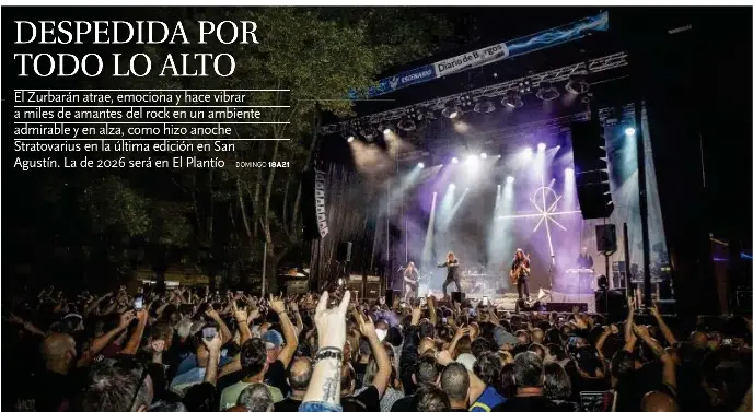 DESPEDIDA POR TODO LO ALTO