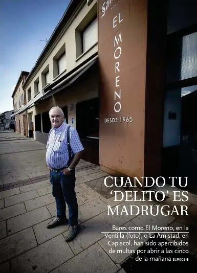 CUANDO TU ‘DELITO’ ES MADRUGAR