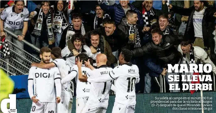 MARIO SE LLEVA EL DERBI