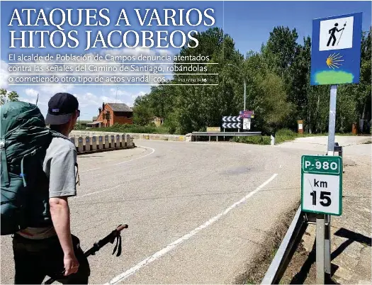 ATAQUES A VARIOS HITOS JACOBEOS