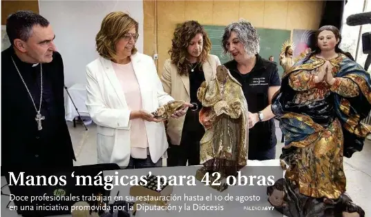 MANOS ‘MÁGICAS’ PARA 42 OBRAS