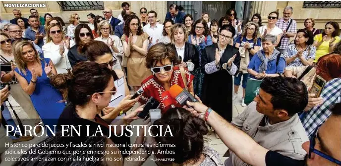 PARÓN EN LA JUSTICIA
