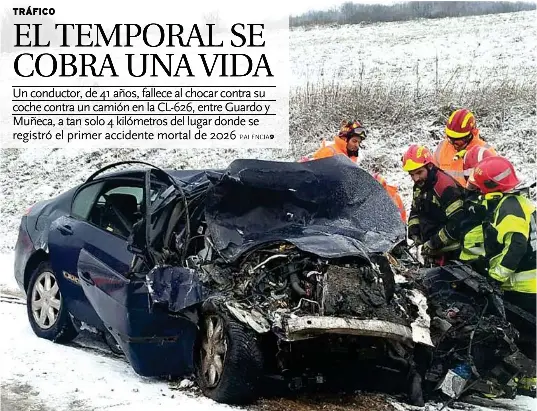 EL TEMPORAL SE COBRA UNA VIDA