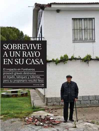SOBREVIVE A UN RAYO EN SU CASA