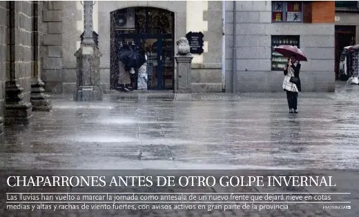 CHAPARRONES ANTES DE OTRO GOLPE INVERNAL