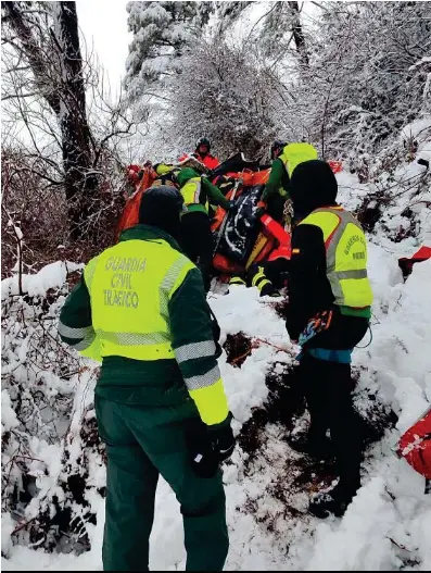 ACCIDENTE MORTAL DE UNA QUITANIEVES