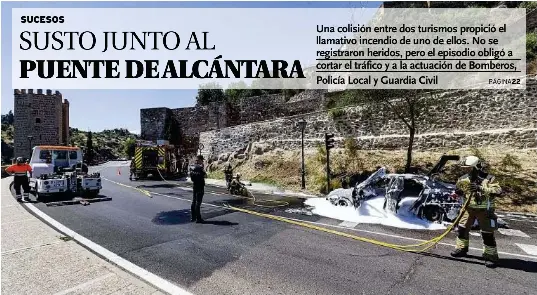 SUSTO JUNTO AL PUENTE DE ALCÁNTARA