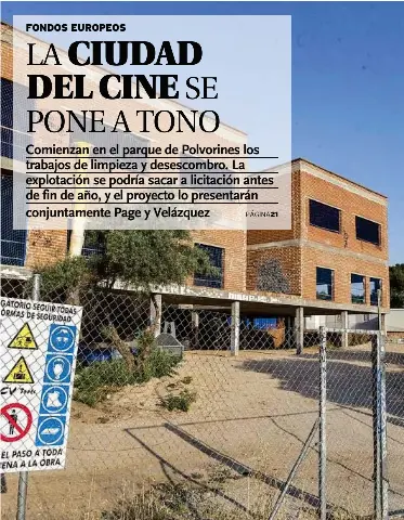 CIUDAD DEL CINE SE PONE A TONO