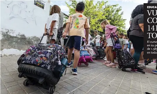 VUELTA AL COLE PARA 141.956 NIÑOS TOLEDANOS