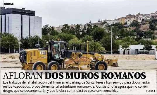 AFLORAN DOS MUROS ROMANOS