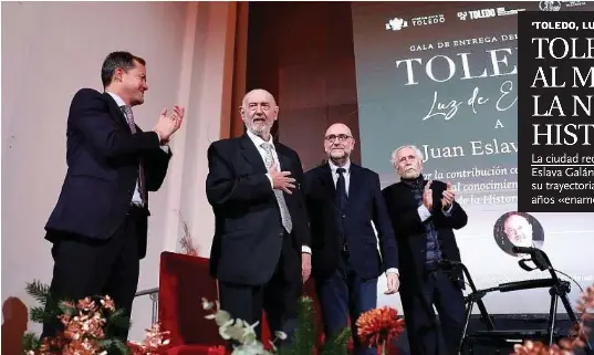 TOLEDO HONRA AL MAESTRO DE LA NOVELA HISTÓRICA