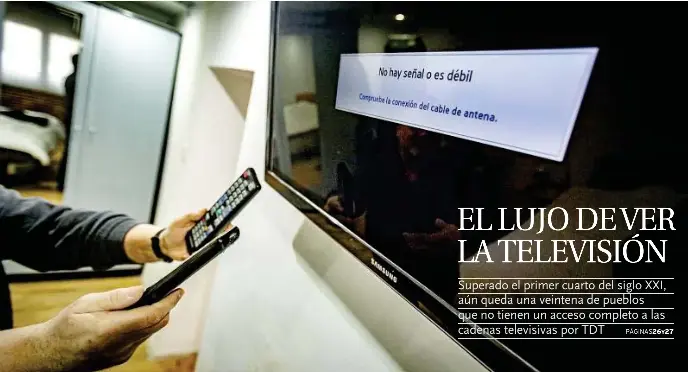 EL LUJO DE VER LA TELEVISIÓN