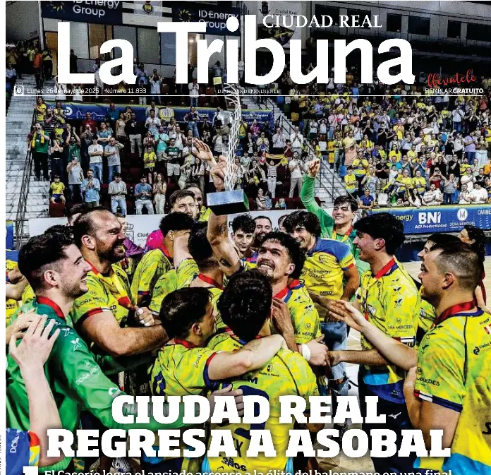 CIUDAD REAL REGRESA A ASOBAL