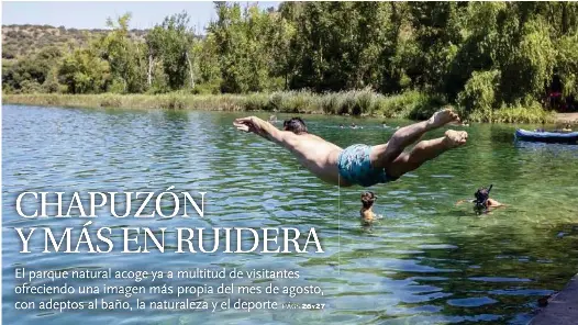 CHAPUZÓN Y MÁS EN RUIDERA