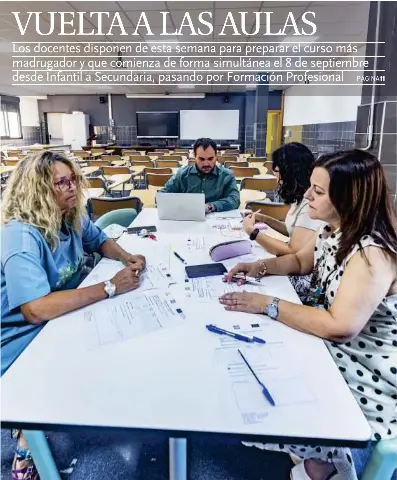 VUELTA A LAS AULAS