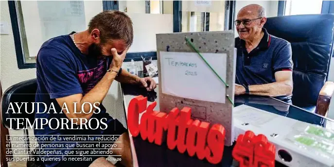 AYUDA A LOS TEMPOREROS