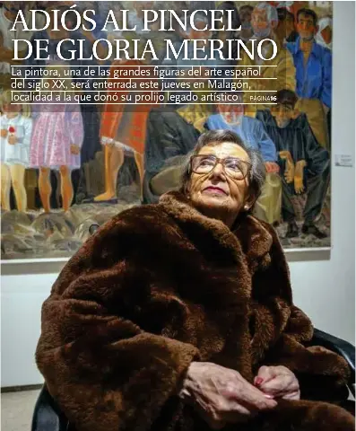 ADIÓS AL PINCEL DE GLORIA MERINO