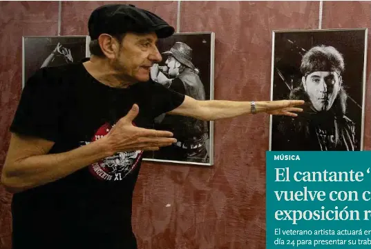 EL CANTANTE ‘FRANKY’ VUELVE CON CONCIERTO Y EXPOSICIÓN RETROSPECTIVA