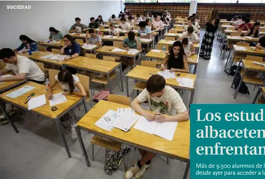 LOS ESTUDIANTES ALBACETENSES SE ENFRENTAN A LA PAU