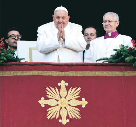 EL JUBILEO DE FRANCISCO: «QUE CALLEN LAS ARMAS»