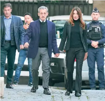 SARKOZY, PRIMER EXPRESIDENTE FRANCÉS EN INGRESAR EN PRISIÓN