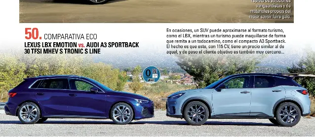 VS. AUDI A3 SPORT BACK C S LINE