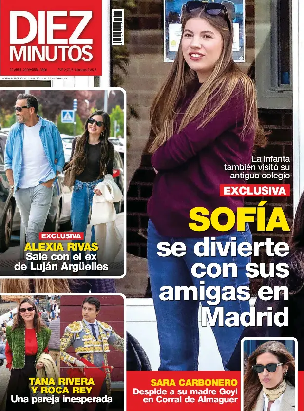 SOFÍA SE DIVIERTE CON SUS AMIGAS EN MADRID