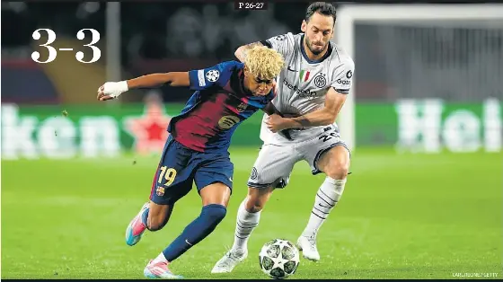 L’INTER ESPREM EL BARÇA EN UN PARTIT ÈPIC