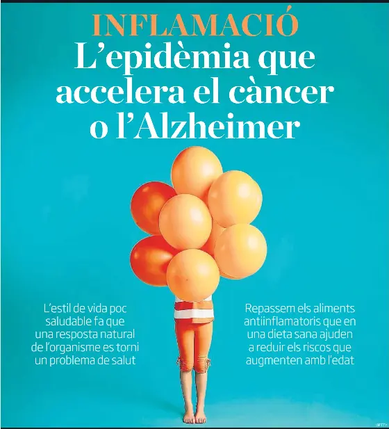 INFLAMACIÓ L’EPIDÈMIA QUE ACCELERA EL CÀNCER O L’ALZHEIMER