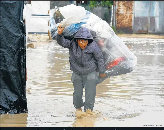 LES INUNDACIONS CASTIGUEN GAZA