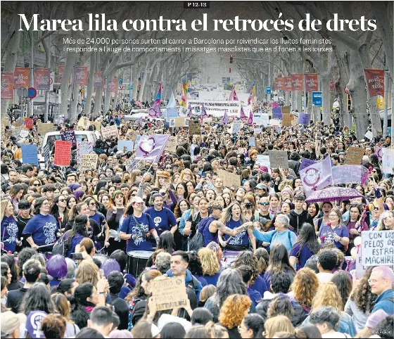 MAREA LILA CONTRA EL RETROCÉS DE DRETS