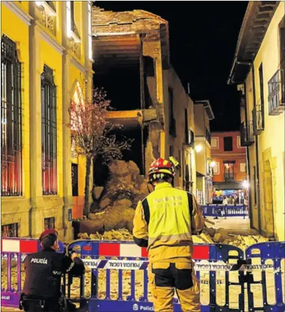 COLAPSA LA FACHADA DE LA CASONA DE DÁMASO MERINO