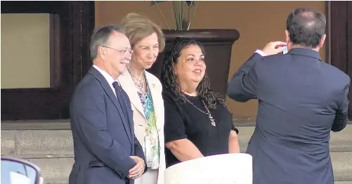 LA REINA SOFÍA YA SE ENCUENTRA EN CEUTA