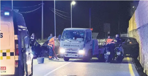 GRAVE ACCIDENTE CON 3 COCHES IMPLICADOS