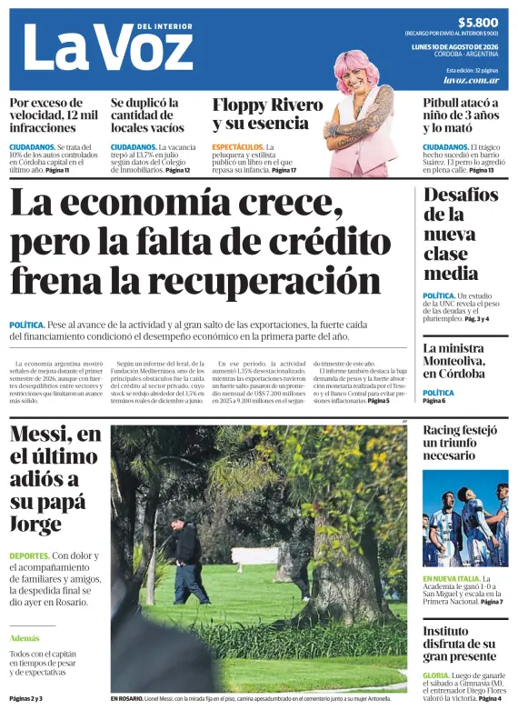 Tapa del diario