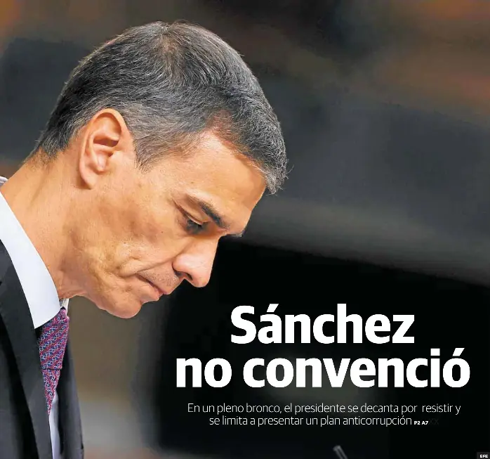 SÁNCHEZ NO CONVENCIÓ