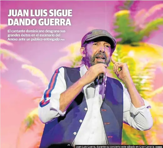 JUAN LUIS SIGUE DANDO GUERRA